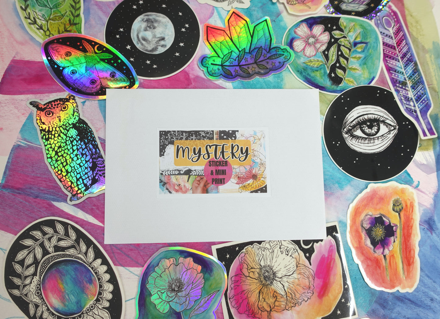 MYSTERY Sticker & Print (5x7)