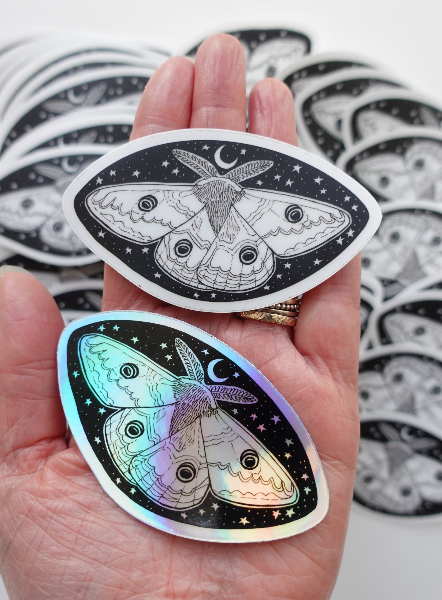 2 Sticker set - Moths