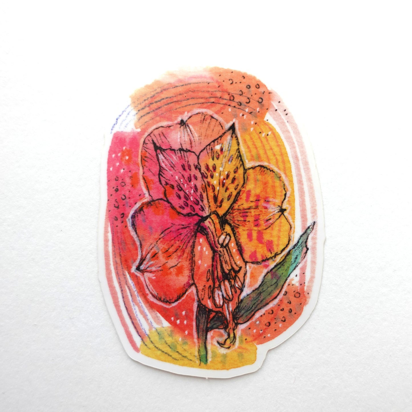 Sticker - Pink Lily (Vinyl)