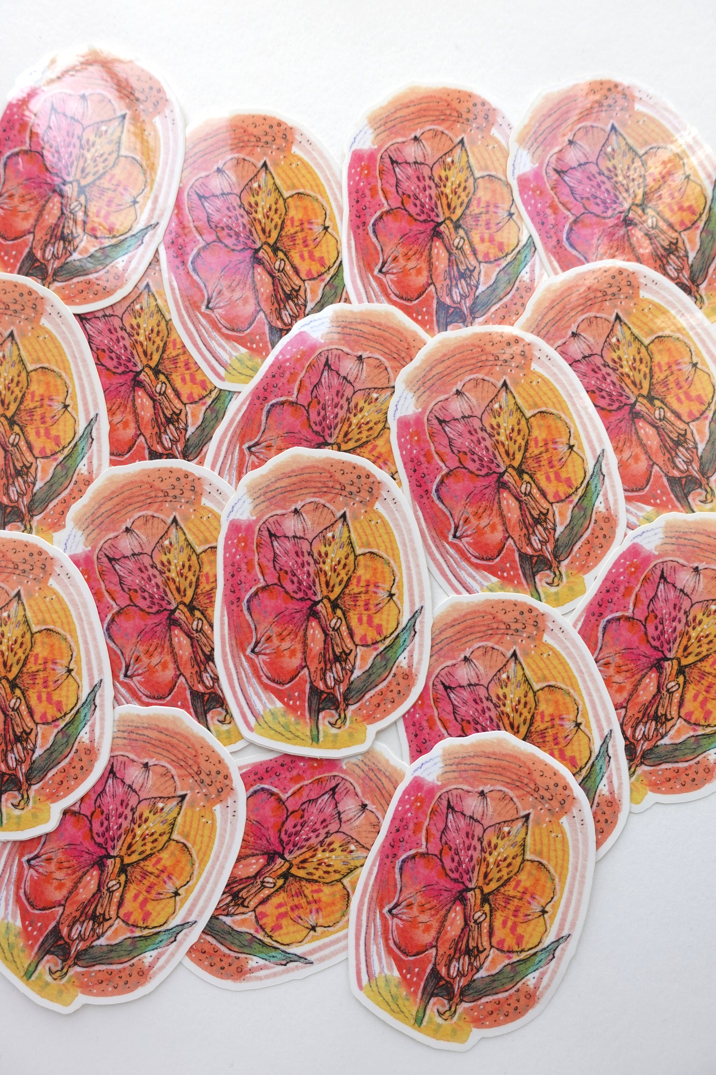 Sticker - Pink Lily (Vinyl)