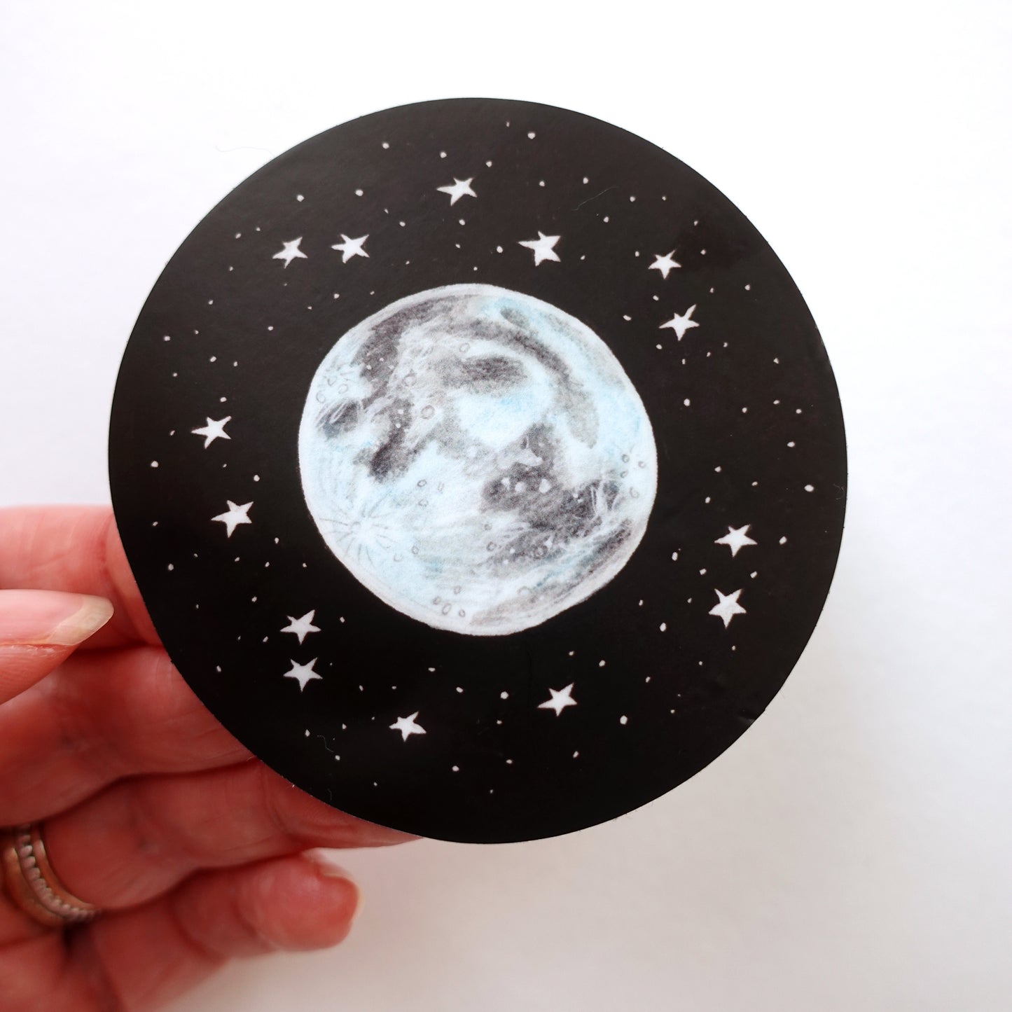 Sticker - Blue Moon (Vinyl Matte)