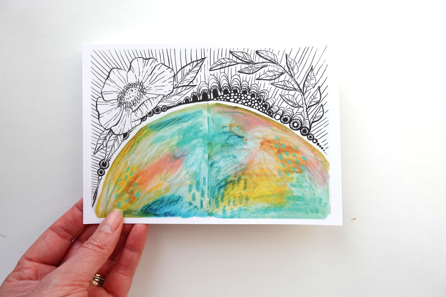 Mini Print (5x7) - Inner landscape Green