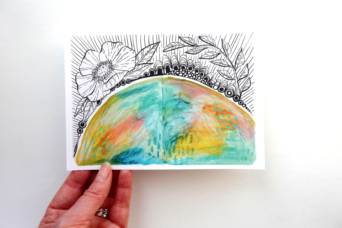Mini Print (5x7) - Inner landscape Green