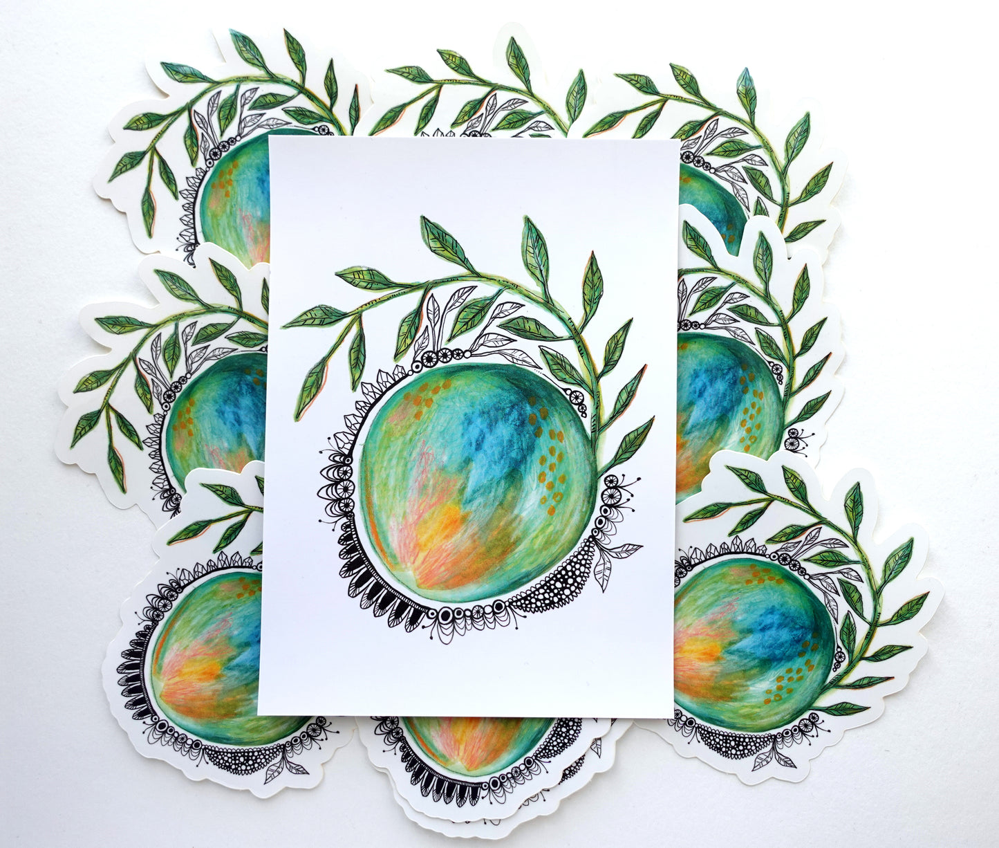 Mandala Orb - Mini Print (5x7)