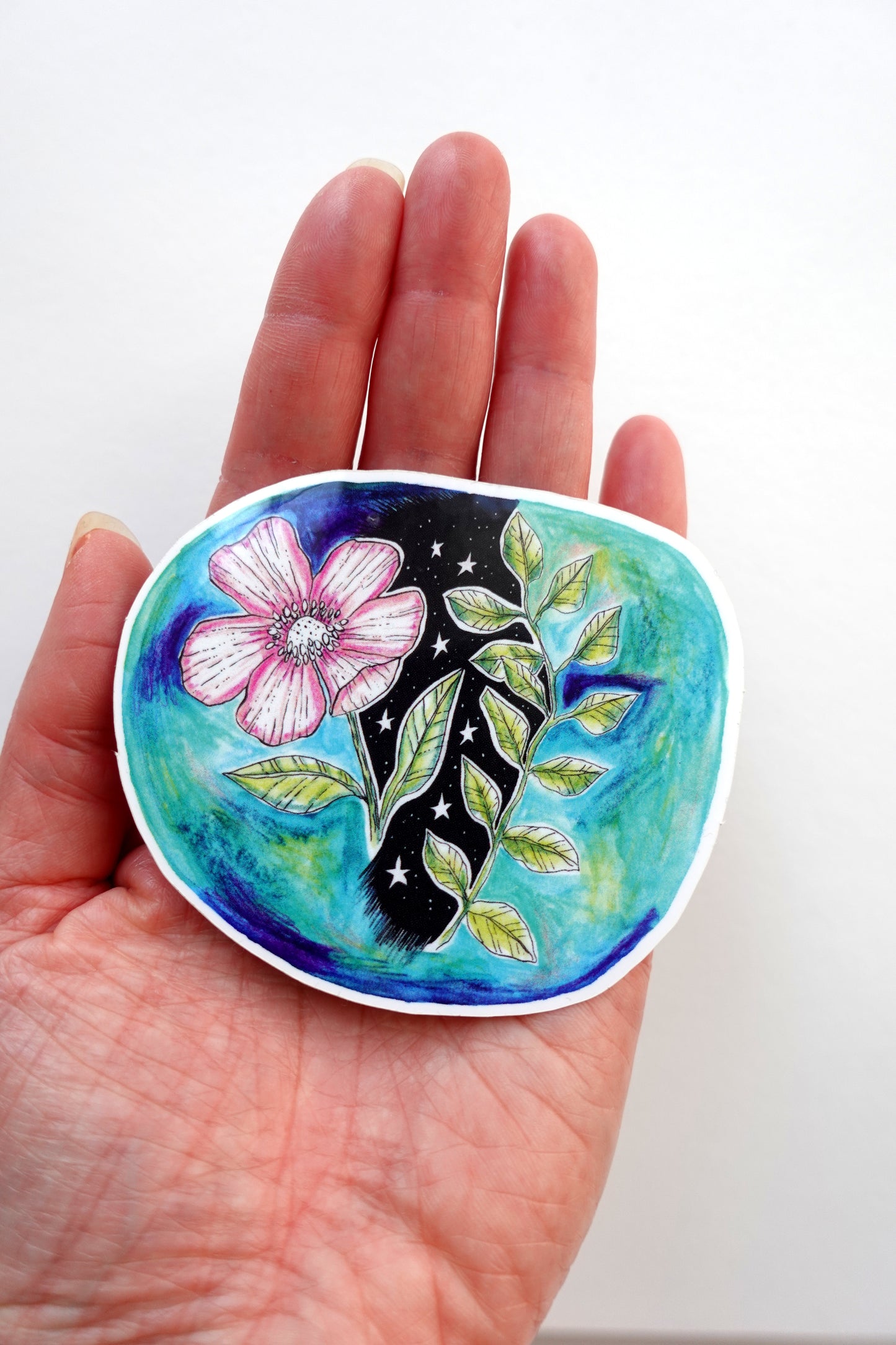 Sticker - Blue Flower