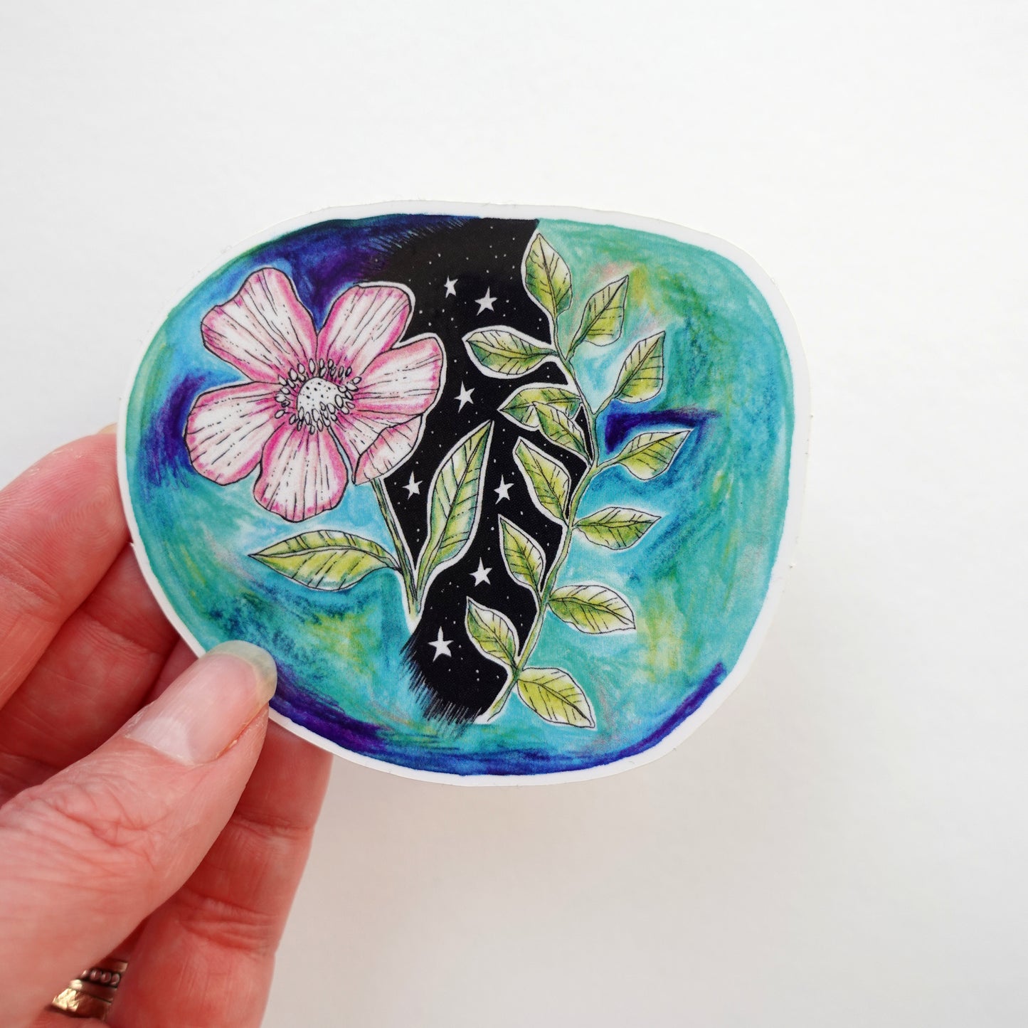 Sticker - Blue Flower