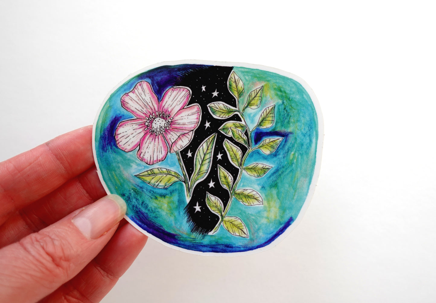 Sticker - Blue Flower