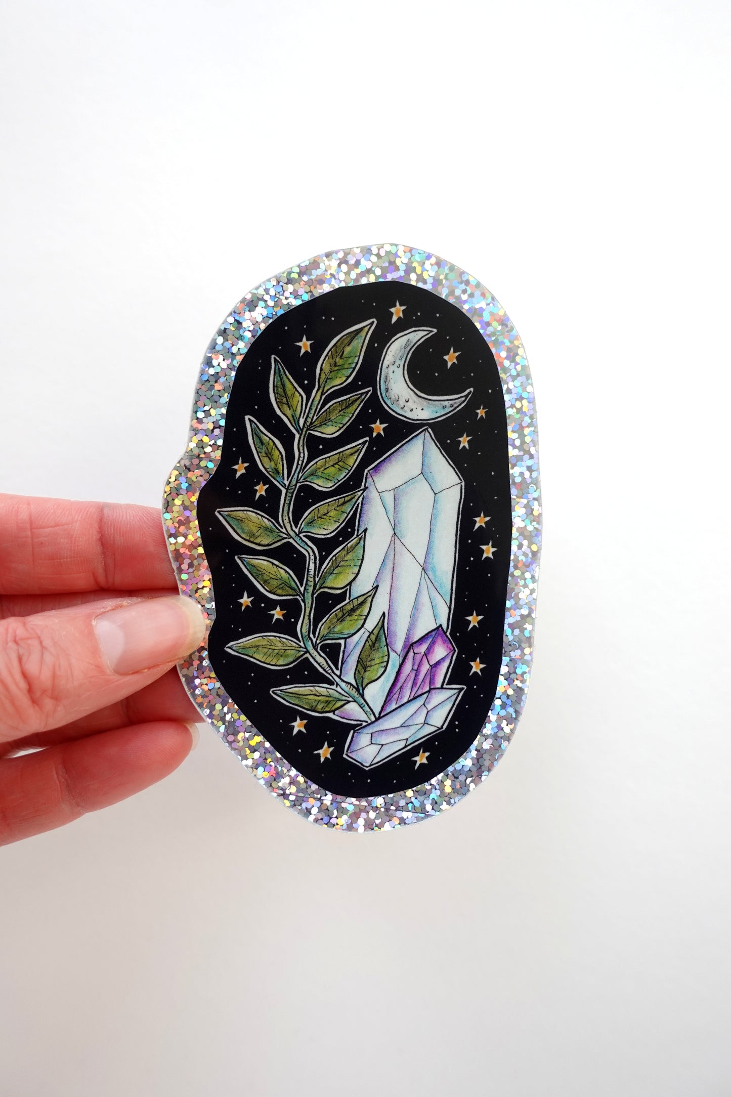 Sticker - Glitter Crystal