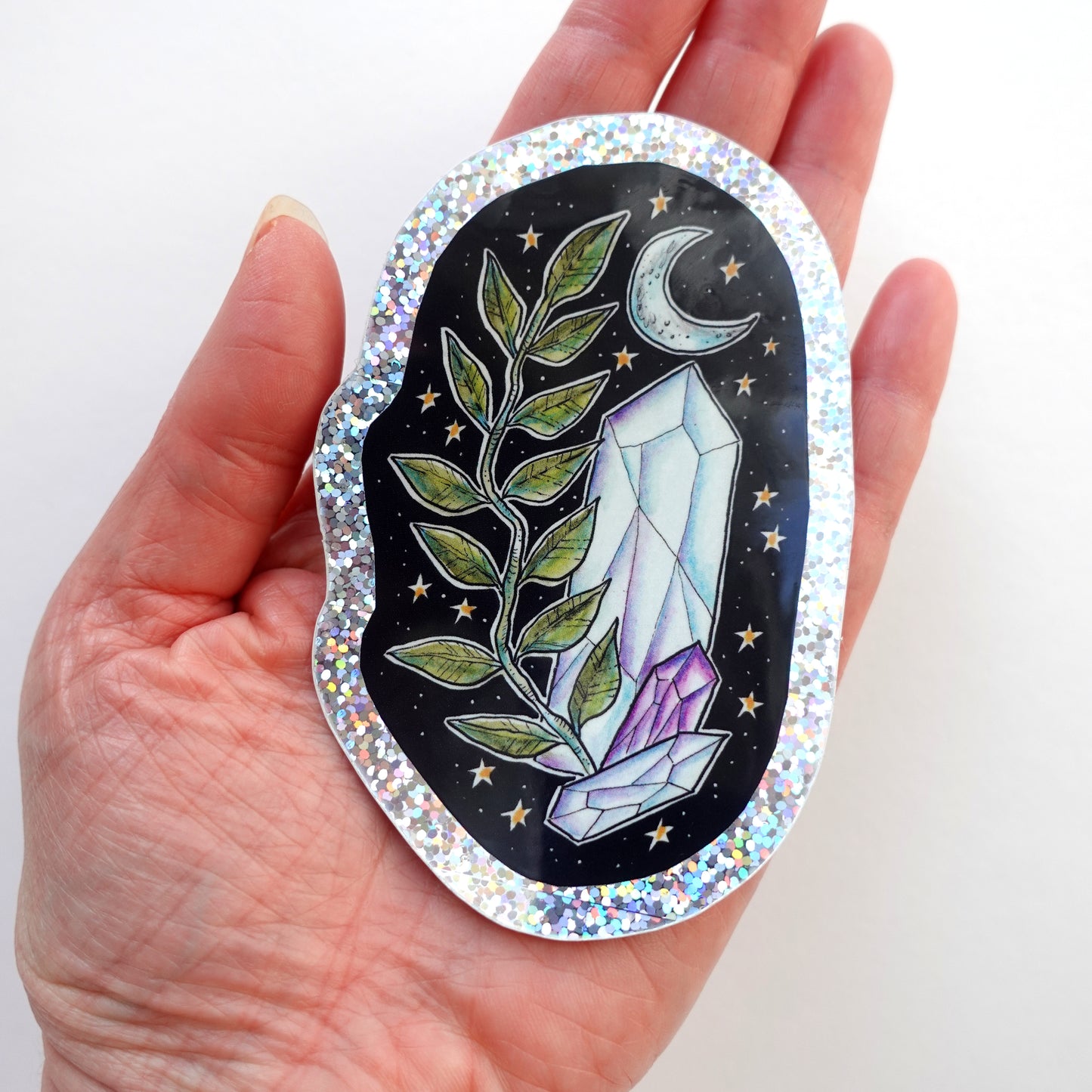 Sticker - Glitter Crystal