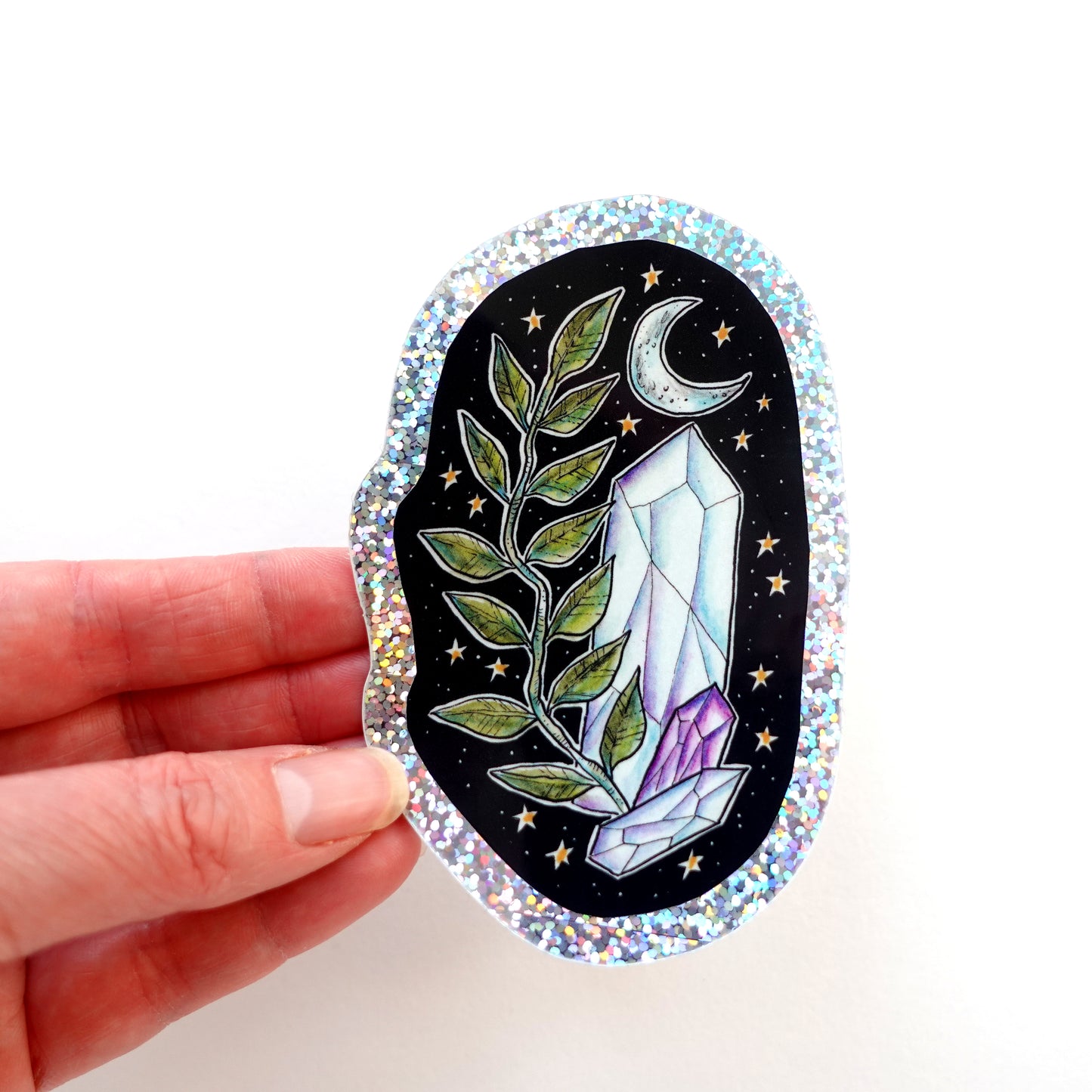 Sticker - Glitter Crystal