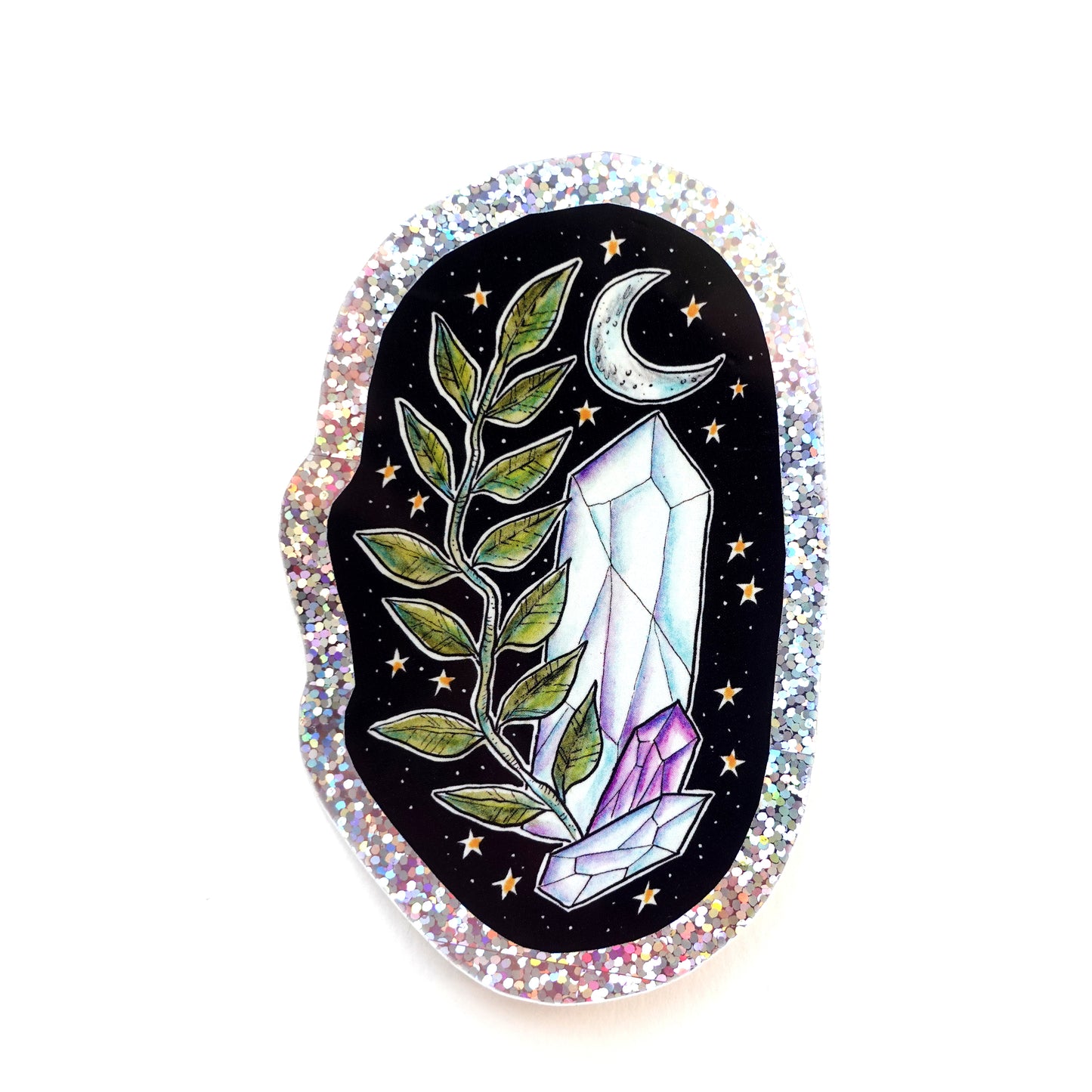 Sticker - Glitter Crystal