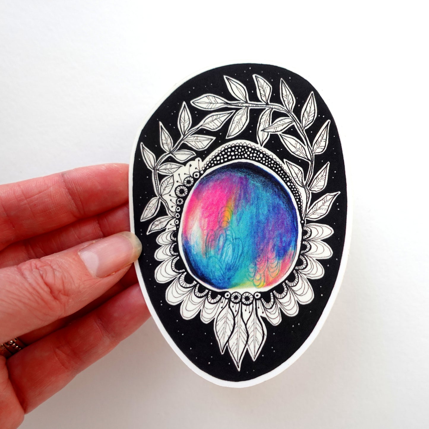 Sticker - Blue Mandala Orb
