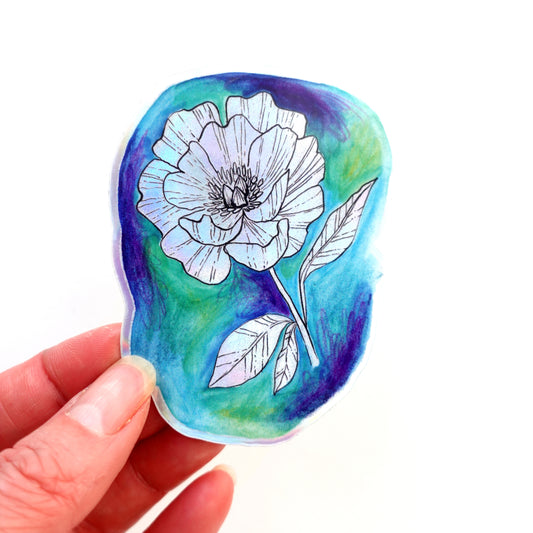 Sticker - Floral (Holographic)