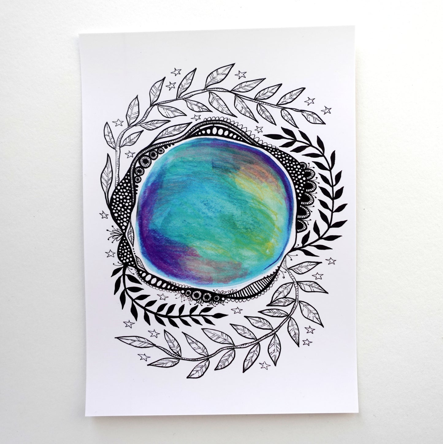Mandala Orb - Mini Print (5x7)