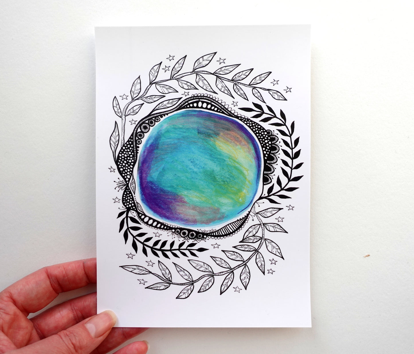 Mandala Orb - Mini Print (5x7)