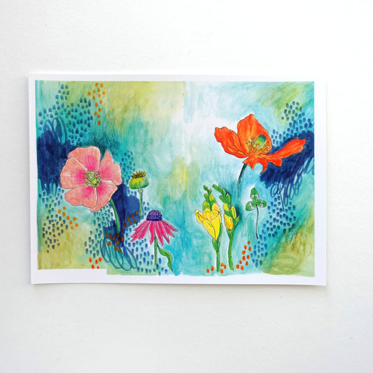 Mini Print (5x7) - Florals of Summer