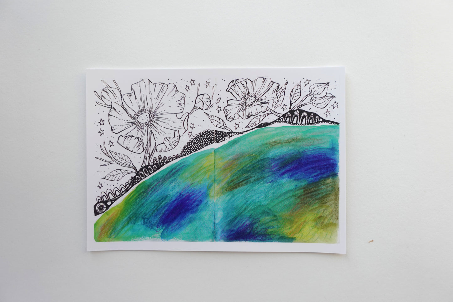 Mini Print (5x7) - Floral Inner Landscape