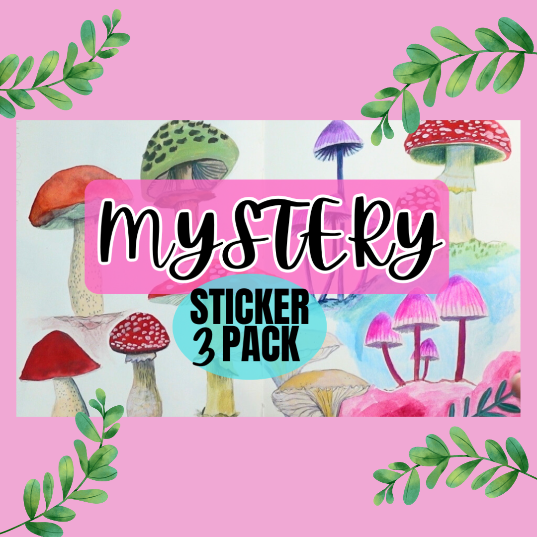MYSTERY Sticker 3 Pack (vinyl)