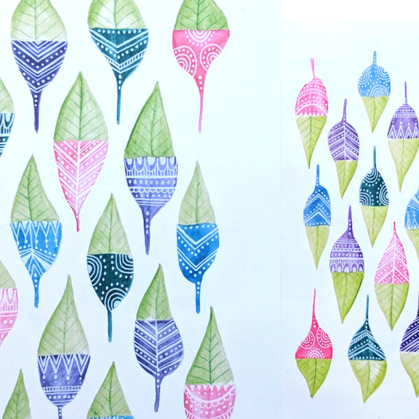 Painted Leaves (Download)